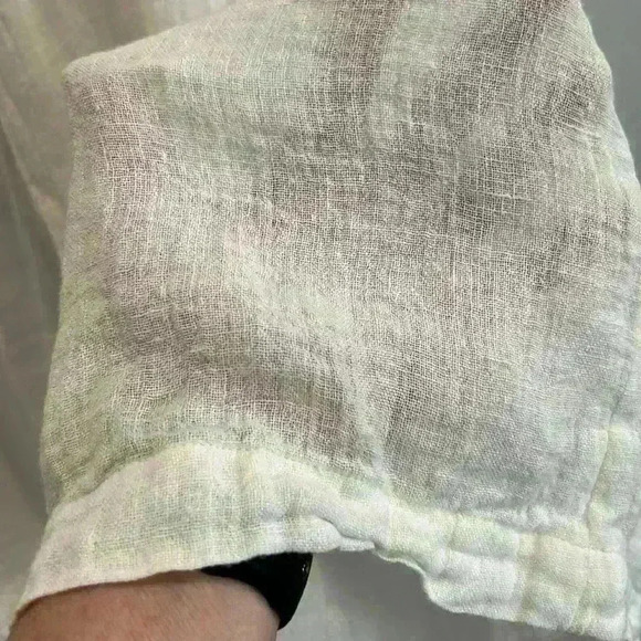 Caroline Rose Size 2X White 100% Linen Pull On
Wide Leg Pants Lightweight Travel - Picture 7 of 15